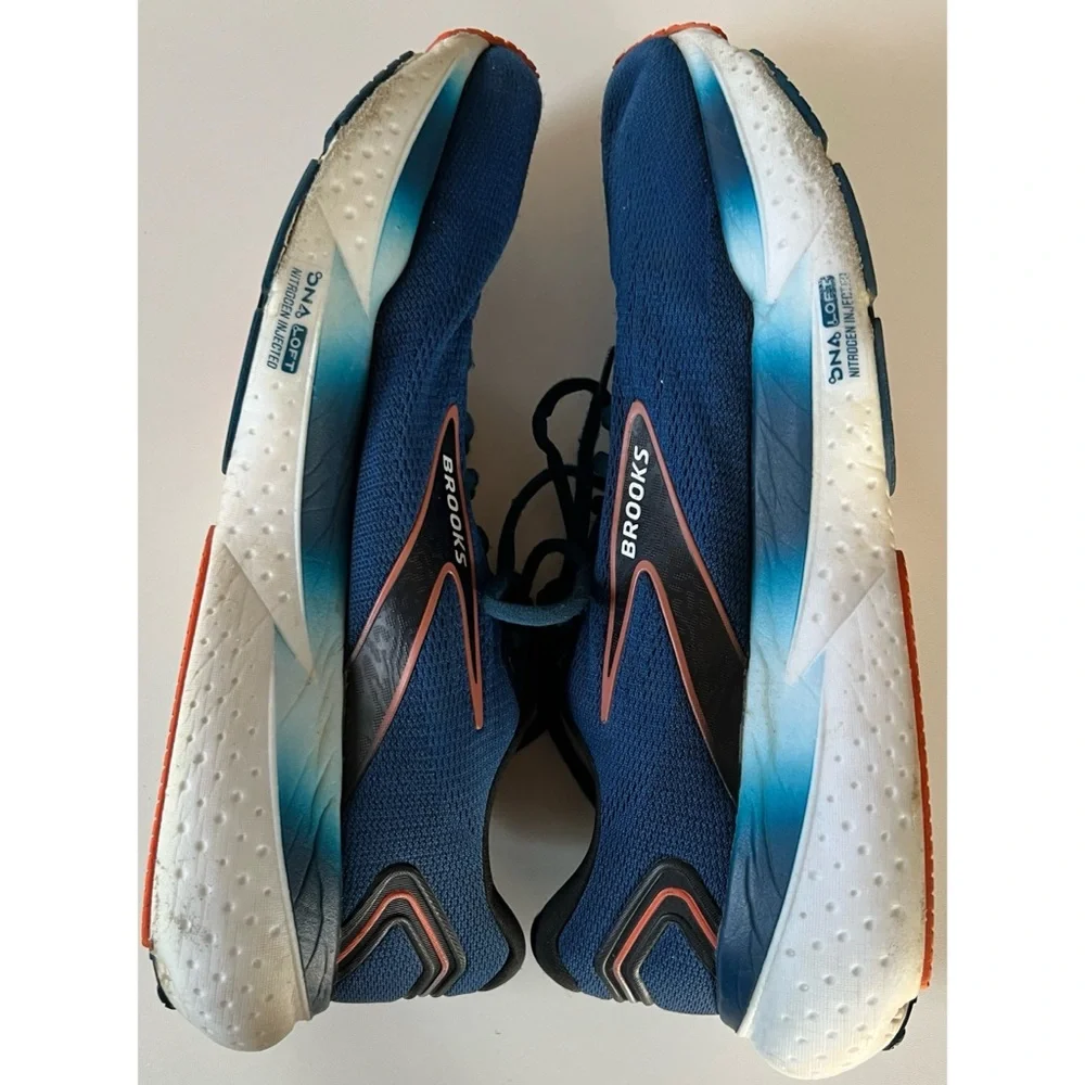 Brooks Glycerin 21 Blue Running Shoes Men’s Size 11.5 - Picture 12 of 15